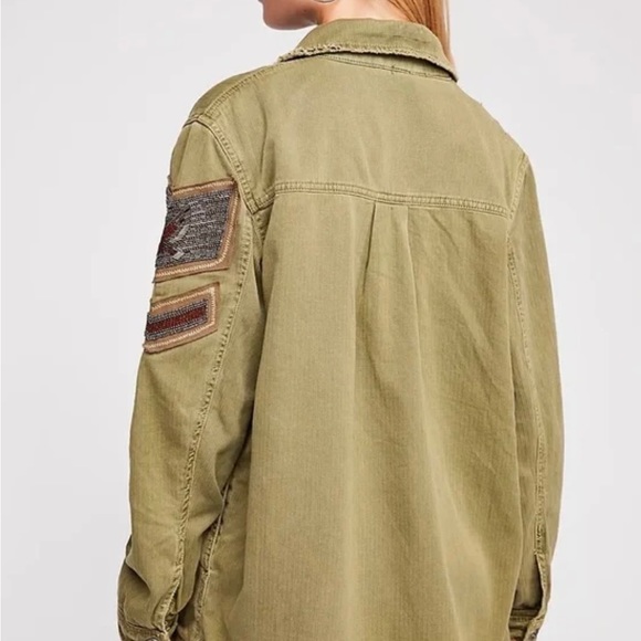 Free People Embellished Military Jacket - Picture 2 of 6